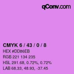 Color code: CMYK 6 / 43 / 0 / 8 | qconv.com