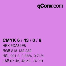 Color code: CMYK 6 / 43 / 0 / 9 | qconv.com