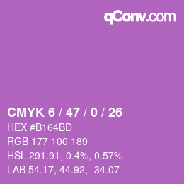 Color code: CMYK 6 / 47 / 0 / 26 | qconv.com