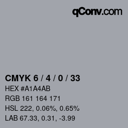 Color code: CMYK 6 / 4 / 0 / 33 | qconv.com