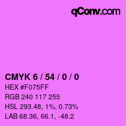 Color code: CMYK 6 / 54 / 0 / 0 | qconv.com