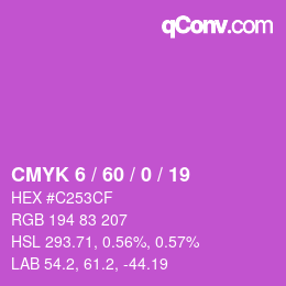 Color code: CMYK 6 / 60 / 0 / 19 | qconv.com