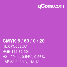 Color code: CMYK 6 / 60 / 0 / 20 | qconv.com