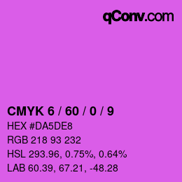 Color code: CMYK 6 / 60 / 0 / 9 | qconv.com