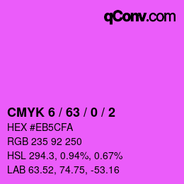 颜色代码: CMYK 6 / 63 / 0 / 2 | qconv.com