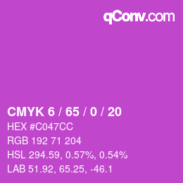 Color code: CMYK 6 / 65 / 0 / 20 | qconv.com