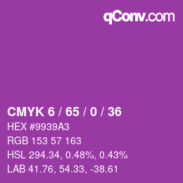 Color code: CMYK 6 / 65 / 0 / 36 | qconv.com