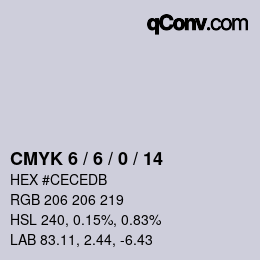 Color code: CMYK 6 / 6 / 0 / 14 | qconv.com
