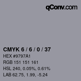 Color code: CMYK 6 / 6 / 0 / 37 | qconv.com