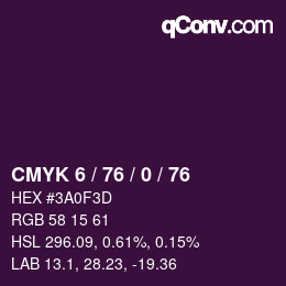 颜色代码: CMYK 6 / 76 / 0 / 76 | qconv.com