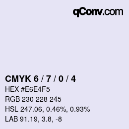 Color code: CMYK 6 / 7 / 0 / 4 | qconv.com