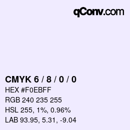 Color code: CMYK 6 / 8 / 0 / 0 | qconv.com