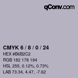 Color code: CMYK 6 / 8 / 0 / 24 | qconv.com