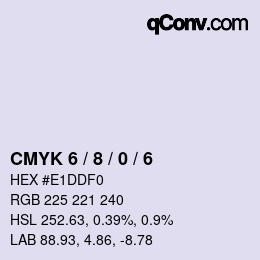 Color code: CMYK 6 / 8 / 0 / 6 | qconv.com