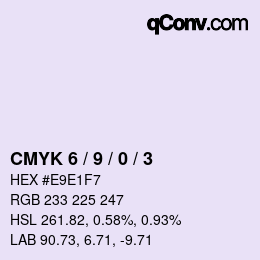 Color code: CMYK 6 / 9 / 0 / 3 | qconv.com