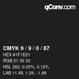 Color code: CMYK 6 / 9 / 0 / 87 | qconv.com