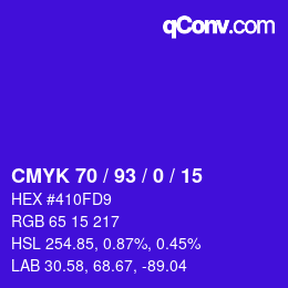 Color code: CMYK 70 / 93 / 0 / 15 | qconv.com