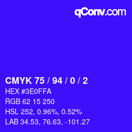 Color code: CMYK 75 / 94 / 0 / 2 | qconv.com