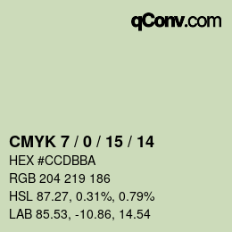 Color code: CMYK 7 / 0 / 15 / 14 | qconv.com