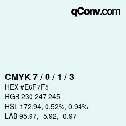 Color code: CMYK 7 / 0 / 1 / 3 | qconv.com