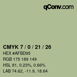 カラーコード: CMYK 7 / 0 / 21 / 26 | qconv.com
