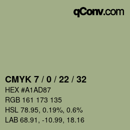 Color code: CMYK 7 / 0 / 22 / 32 | qconv.com