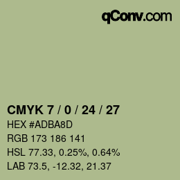 Color code: CMYK 7 / 0 / 24 / 27 | qconv.com