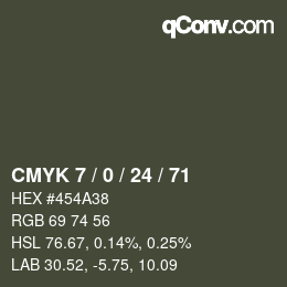 Color code: CMYK 7 / 0 / 24 / 71 | qconv.com