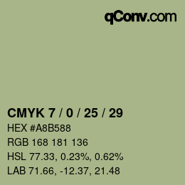 Color code: CMYK 7 / 0 / 25 / 29 | qconv.com