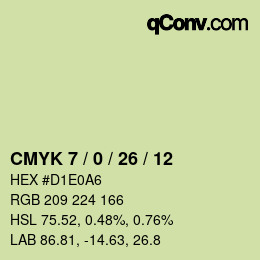 Color code: CMYK 7 / 0 / 26 / 12 | qconv.com