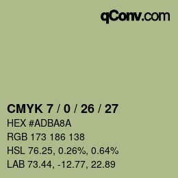 Color code: CMYK 7 / 0 / 26 / 27 | qconv.com