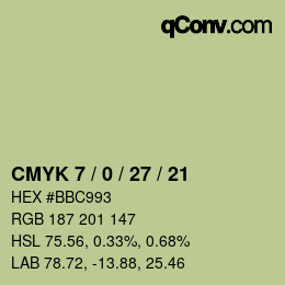 Color code: CMYK 7 / 0 / 27 / 21 | qconv.com