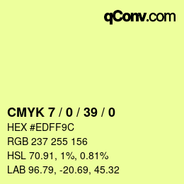 Color code: CMYK 7 / 0 / 39 / 0 | qconv.com