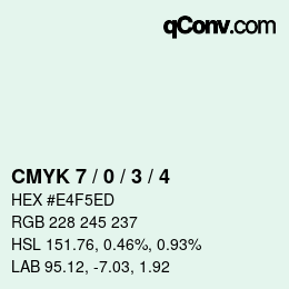 Color code: CMYK 7 / 0 / 3 / 4 | qconv.com
