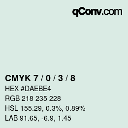 Color code: CMYK 7 / 0 / 3 / 8 | qconv.com