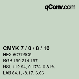 Color code: CMYK 7 / 0 / 8 / 16 | qconv.com