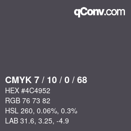 Color code: CMYK 7 / 10 / 0 / 68 | qconv.com