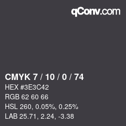 Color code: CMYK 7 / 10 / 0 / 74 | qconv.com