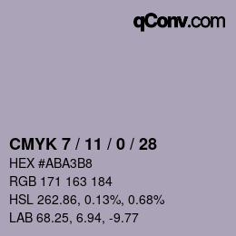 Color code: CMYK 7 / 11 / 0 / 28 | qconv.com