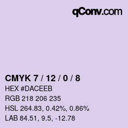 Color code: CMYK 7 / 12 / 0 / 8 | qconv.com