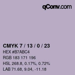 Color code: CMYK 7 / 13 / 0 / 23 | qconv.com