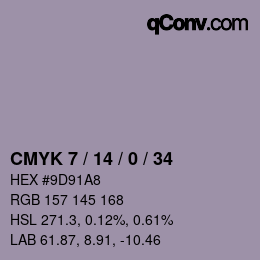 Color code: CMYK 7 / 14 / 0 / 34 | qconv.com