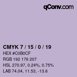 Color code: CMYK 7 / 15 / 0 / 19 | qconv.com