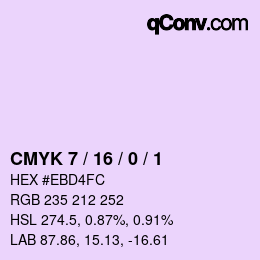 Color code: CMYK 7 / 16 / 0 / 1 | qconv.com