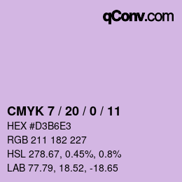 Color code: CMYK 7 / 20 / 0 / 11 | qconv.com