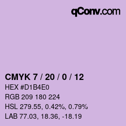 Color code: CMYK 7 / 20 / 0 / 12 | qconv.com