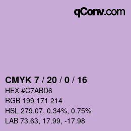 Color code: CMYK 7 / 20 / 0 / 16 | qconv.com