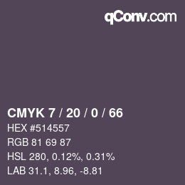 Color code: CMYK 7 / 20 / 0 / 66 | qconv.com