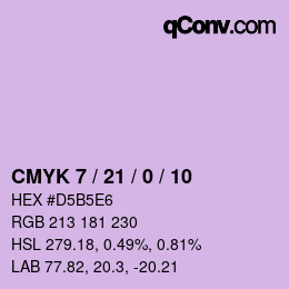Código de color: CMYK 7 / 21 / 0 / 10 | qconv.com