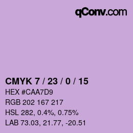 Color code: CMYK 7 / 23 / 0 / 15 | qconv.com